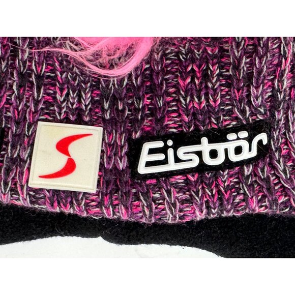 EISBAR Winter Ski Snow Furry Hat Cap Beanie Fuzzy Hair Fleece Pink Austria - Picture 3 of 6